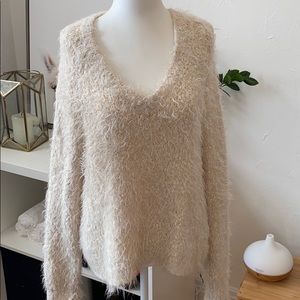 Anthropologie knit and knotted sweater